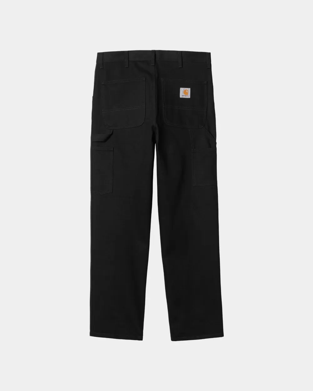 Mænd Carhartt WIP Single Knee Bukser - Denim | Sort (Stiv)