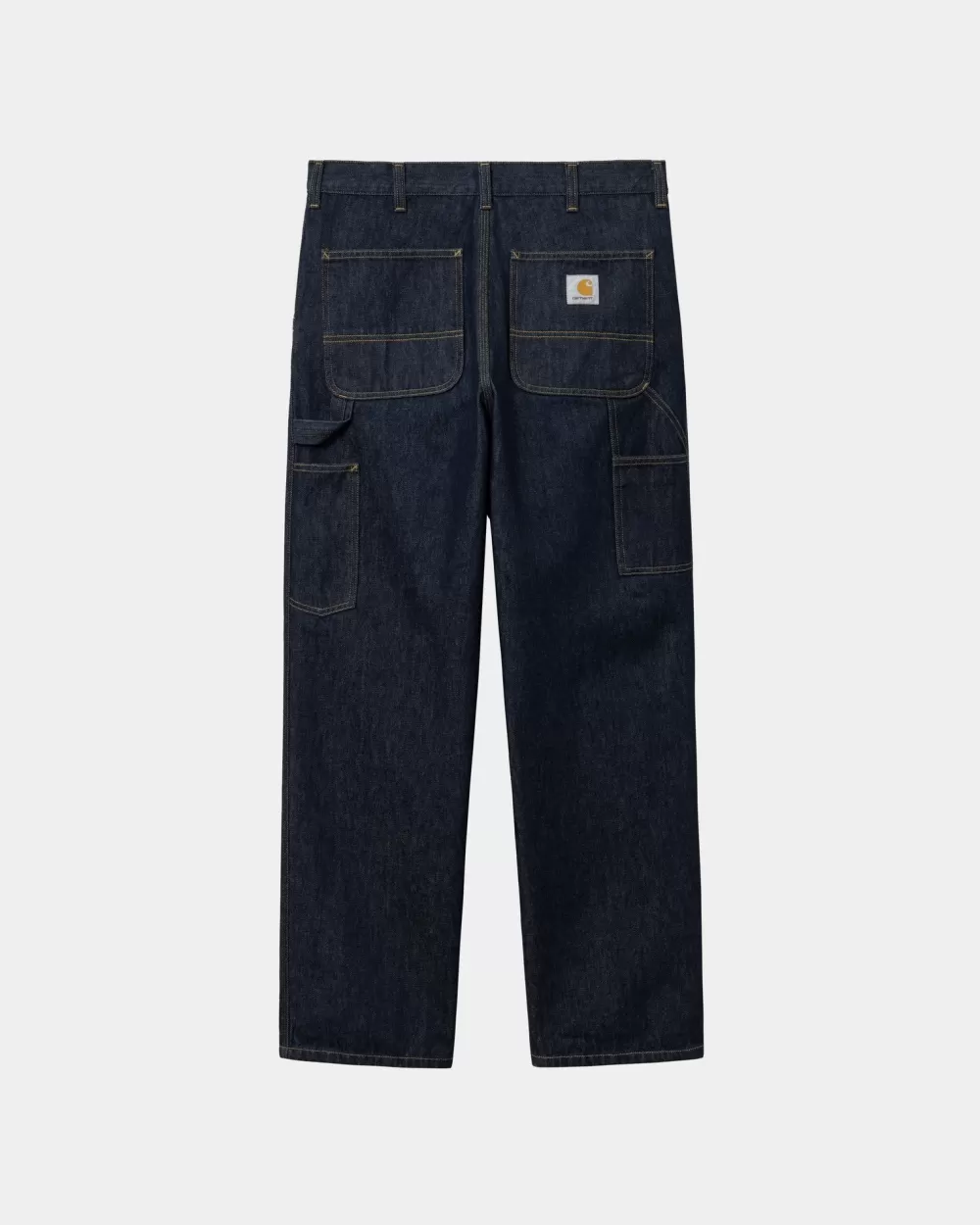 Mænd Carhartt WIP Single Knee Pant - Denim | Bla (Skyllet)