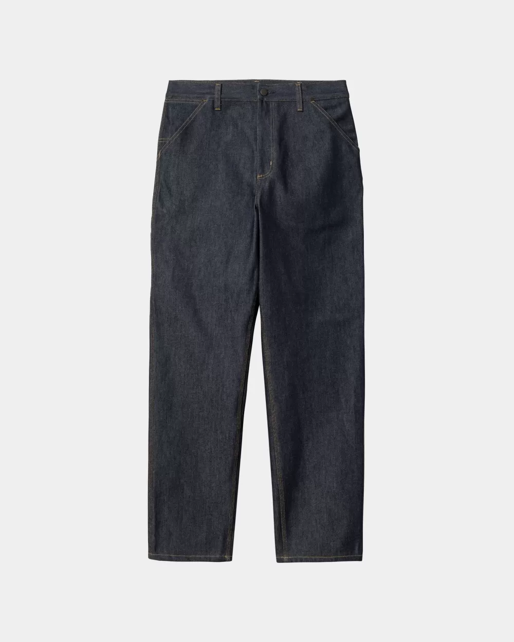 Mænd Carhartt WIP Single Knee Pant - Denim | Bla (Stiv)