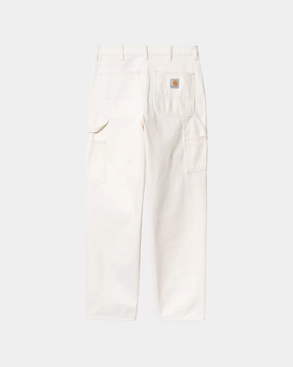 Mænd Carhartt WIP Single Knee Pant - Denim | Hvid (Skyllet)