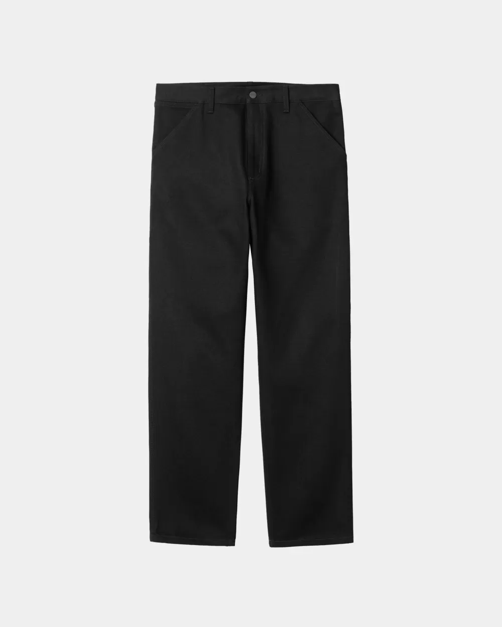 Mænd Carhartt WIP Single Knee Pant - Denim | Sort (Skyllet)