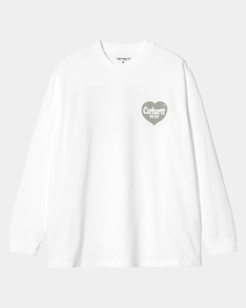 Mænd Carhartt WIP Spree Langaermet T-Shirt | Hvid