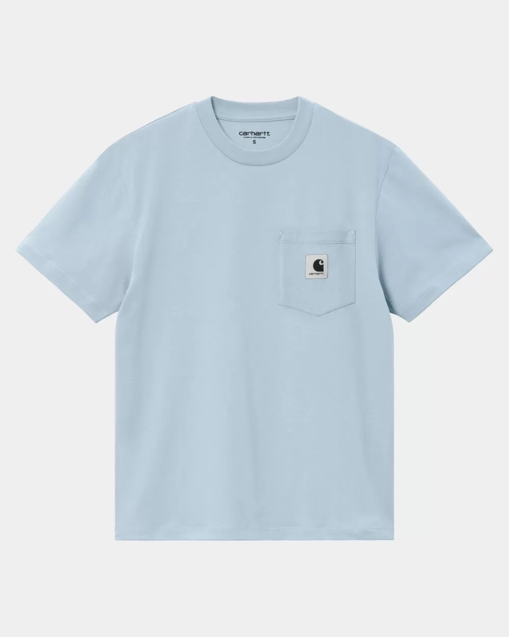 Kvinder Carhartt WIP T-Shirt Med Lommer Til Kvinder | Frostet Bla