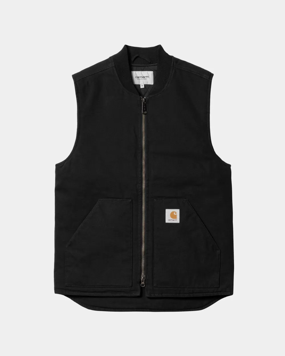 Mænd Carhartt WIP Vest (Vinter) | Sort (Heavy Stone Vask)